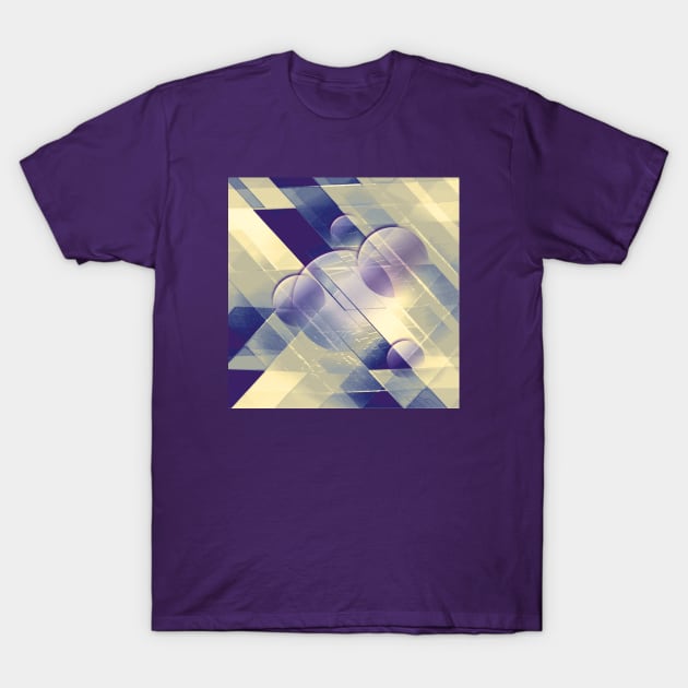 Purple leather T-Shirt by Graph'Contact